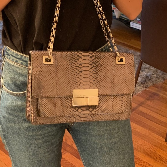 Michael Kors Collection Silver Python Handbag - Picture 10 of 10